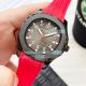 Replica Patek Philippe Aquanaut Red Rubber Strap Black Face Black Bezel Watch 40mm (3)_th.jpg